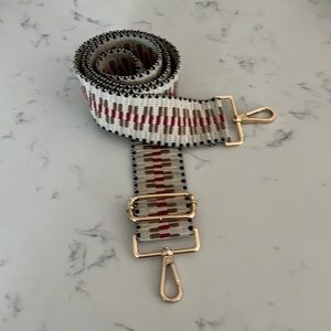 Social Threads Guitar Strap for crossbody bag.